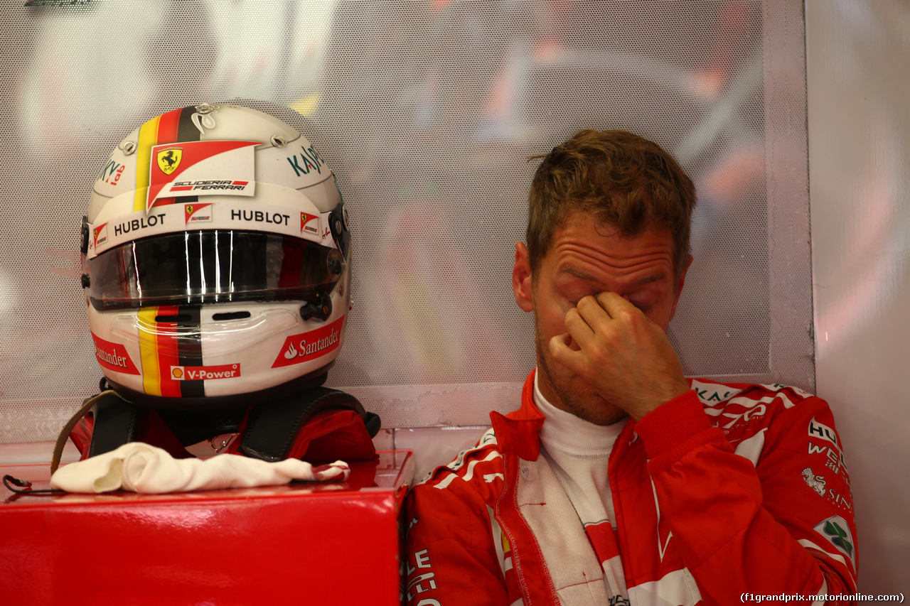 GP BELGIO, 25.08.2017 - Prove Libere 1, Sebastian Vettel (GER) Ferrari SF70H