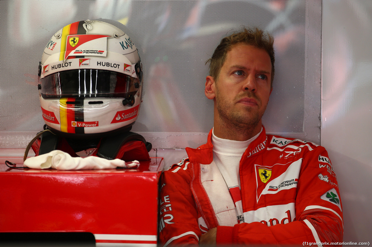 GP BELGIO, 25.08.2017 - Prove Libere 1, Sebastian Vettel (GER) Ferrari SF70H