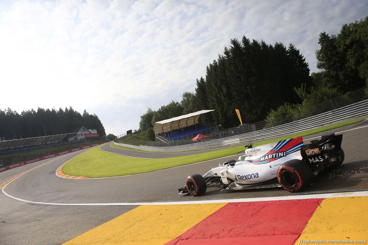 GP BELGIO, 25.08.2017 - Prove Libere 1, Felipe Massa (BRA) Williams FW40
