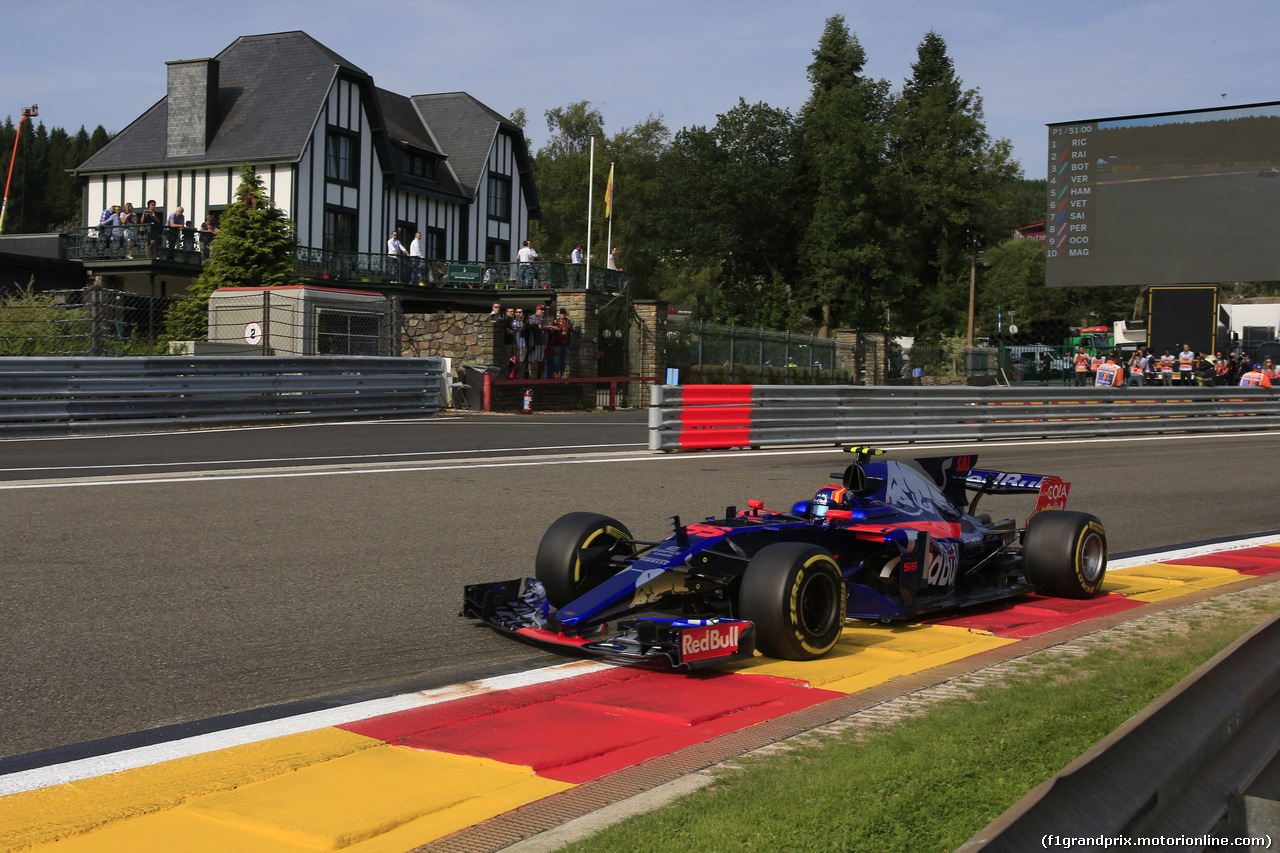 GP BELGIO, 25.08.2017 - Prove Libere 1, Carlos Sainz Jr (ESP) Scuderia Toro Rosso STR12