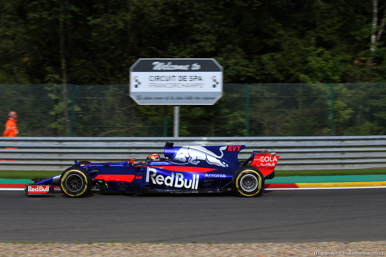 GP BELGIO, 25.08.2017 - Prove Libere 1, Daniil Kvyat (RUS) Scuderia Toro Rosso STR12