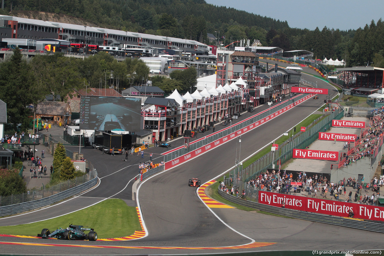 GP BELGIO, 25.08.2017 - Prove Libere 1, Valtteri Bottas (FIN) Mercedes AMG F1 W08