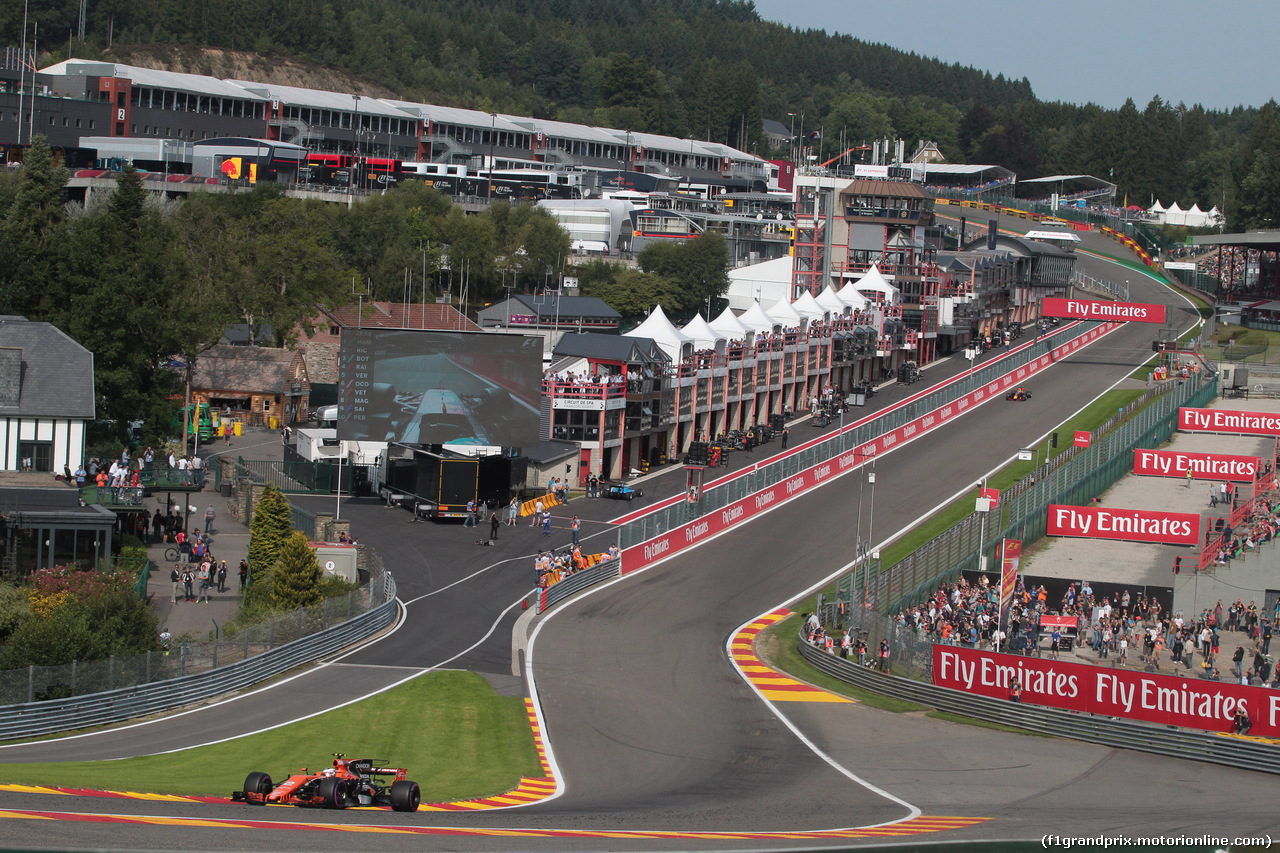 GP BELGIO, 25.08.2017 - Prove Libere 1, Stoffel Vandoorne (BEL) McLaren MCL32