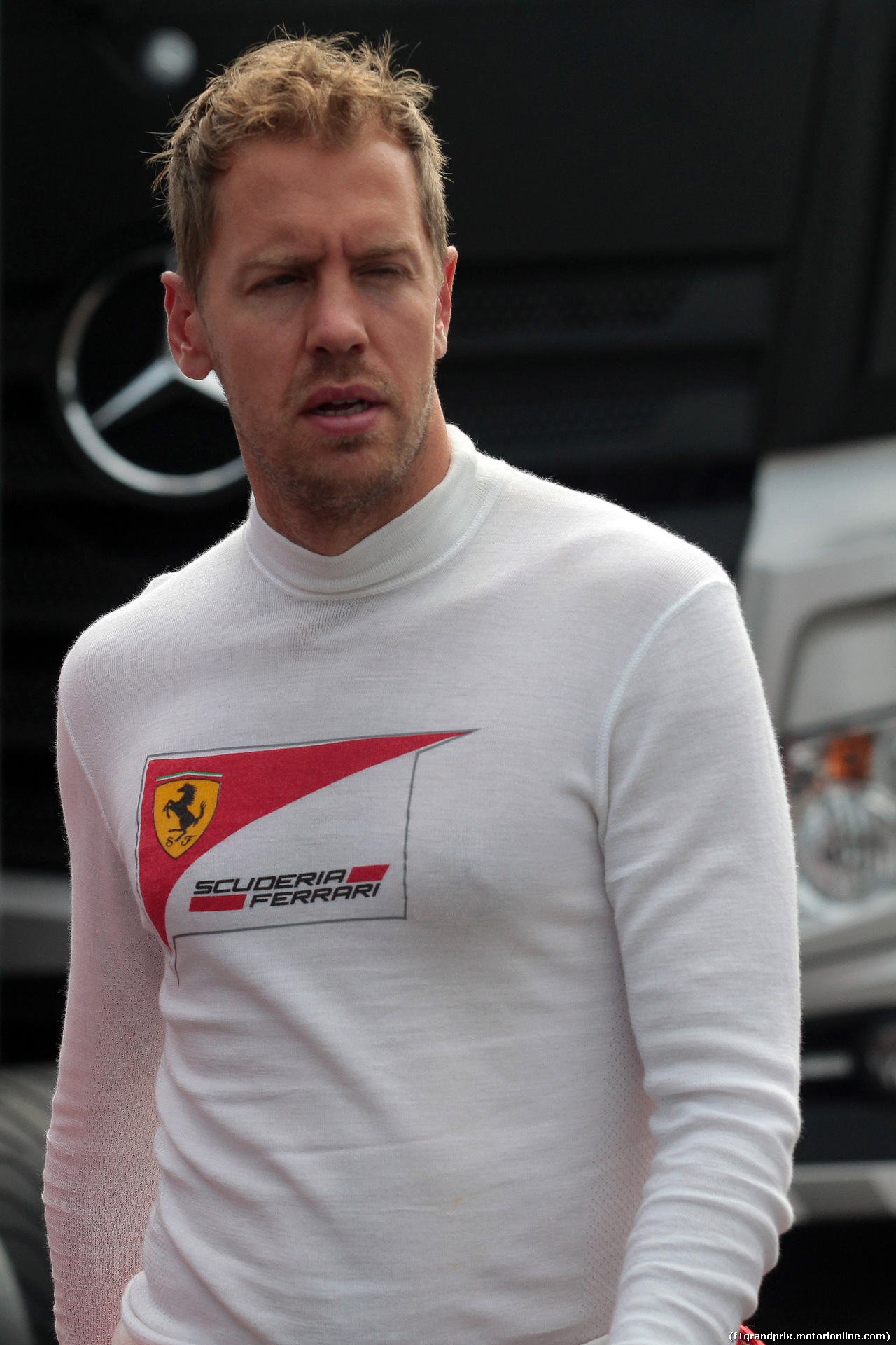 GP BELGIO, 25.08.2017 - Sebastian Vettel (GER) Ferrari SF70H