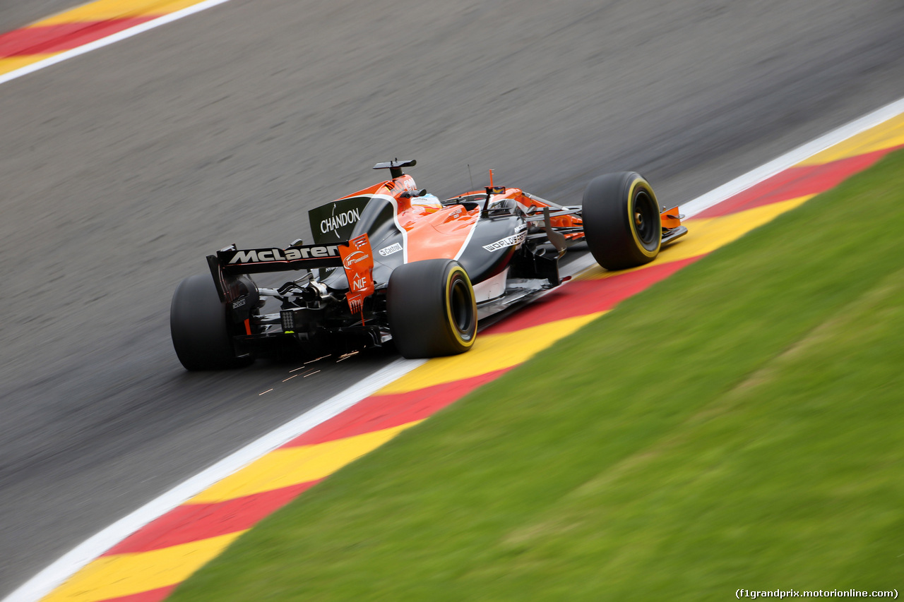 GP BELGIO, 25.08.2017 - Prove Libere 2, Fernando Alonso (ESP) McLaren MCL32