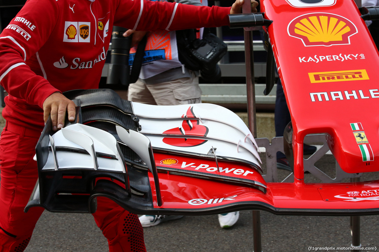 GP BELGIO, 25.08.2017 - Prove Libere 1, Ferrari SF70H, detail