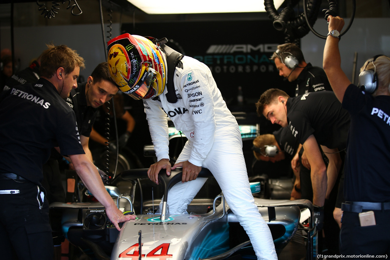 GP BELGIO, 25.08.2017 - Prove Libere 1, Lewis Hamilton (GBR) Mercedes AMG F1 W08