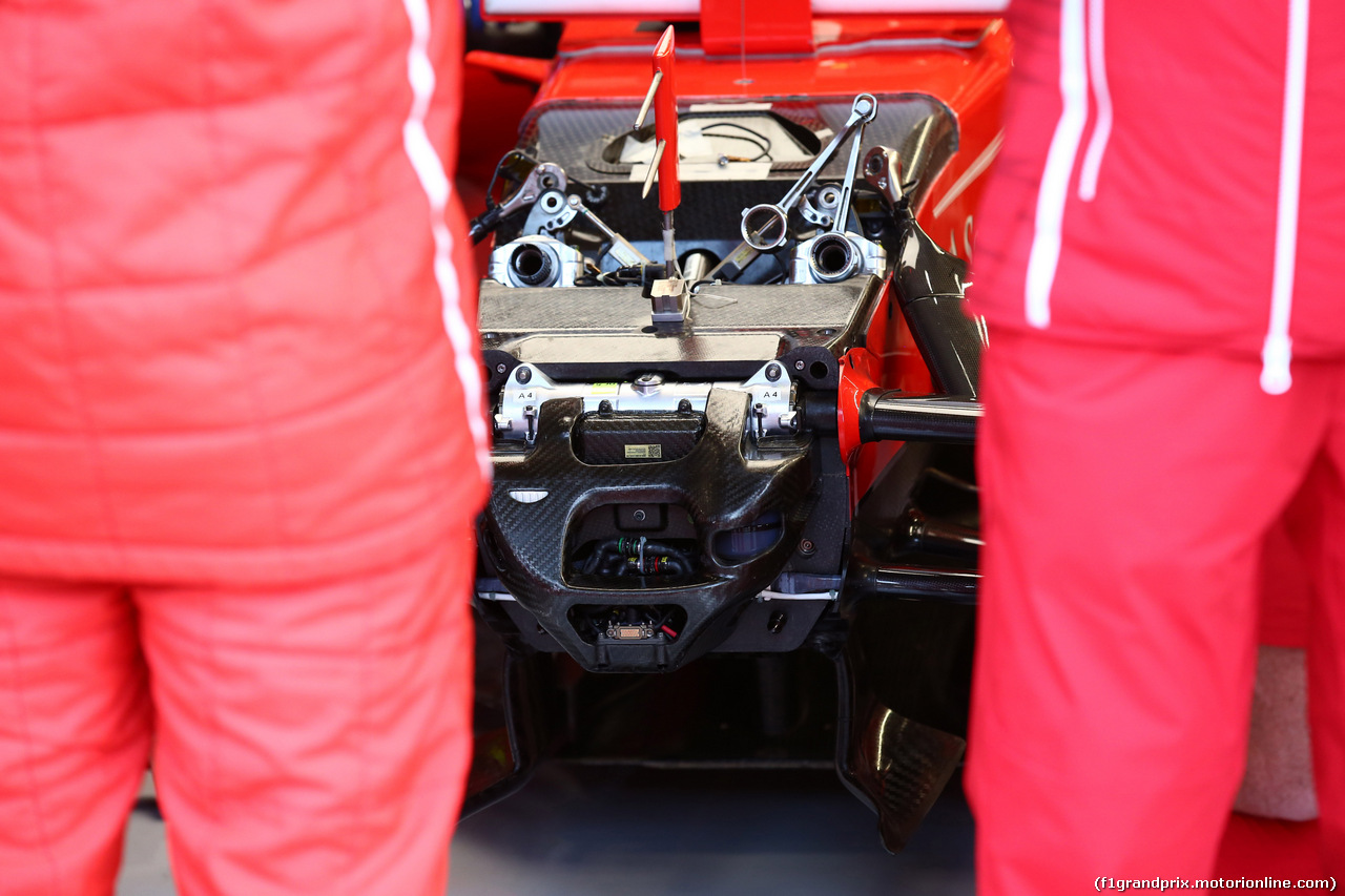 GP BELGIO, 25.08.2017 - Prove Libere 1, Ferrari SF70H, detail