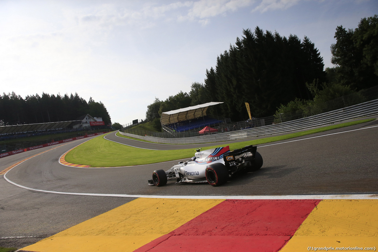 GP BELGIO, 25.08.2017 - Prove Libere 1, Lance Stroll (CDN) Williams FW40