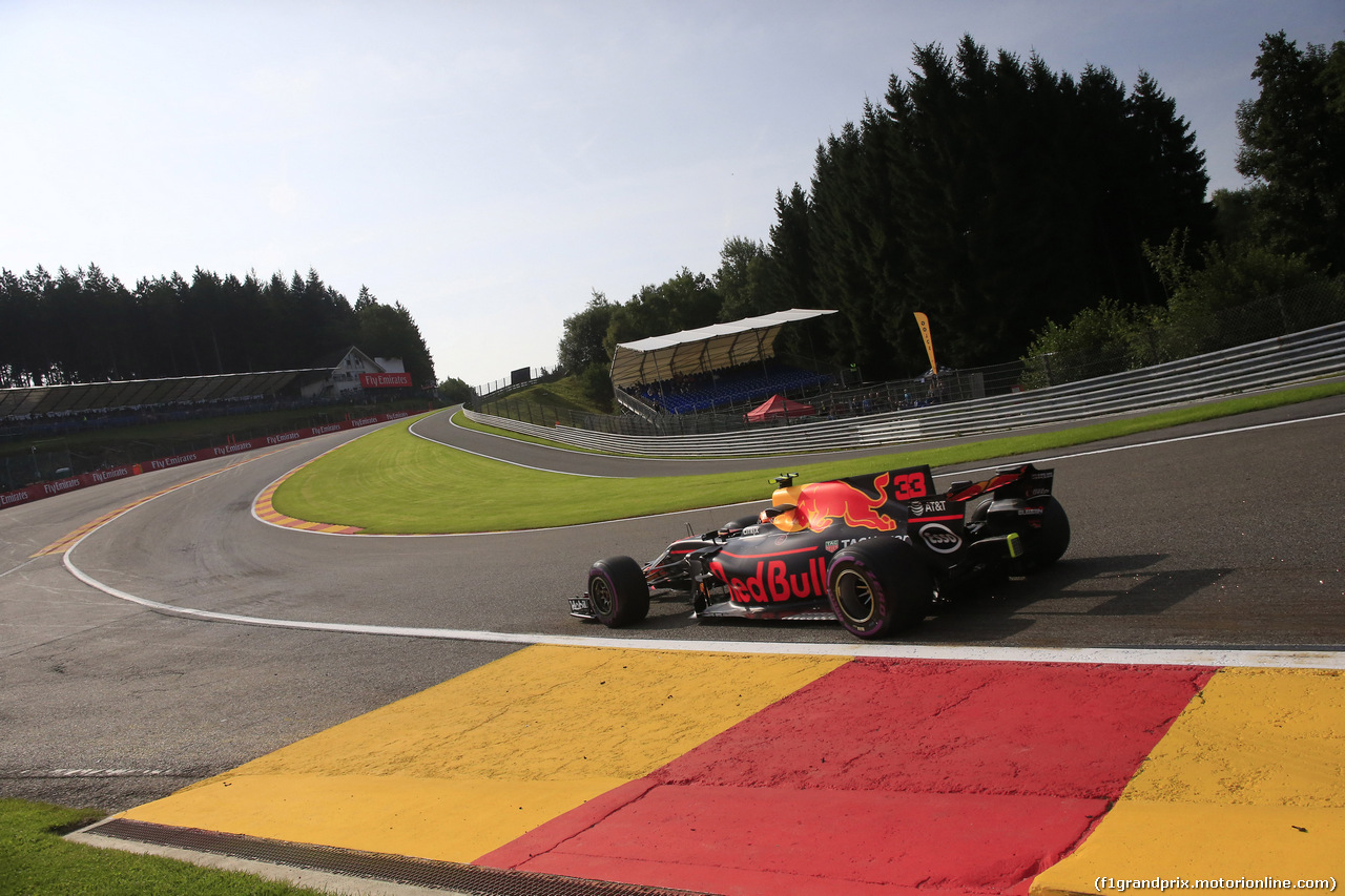 GP BELGIO, 25.08.2017 - Prove Libere 1, Max Verstappen (NED) Red Bull Racing RB13