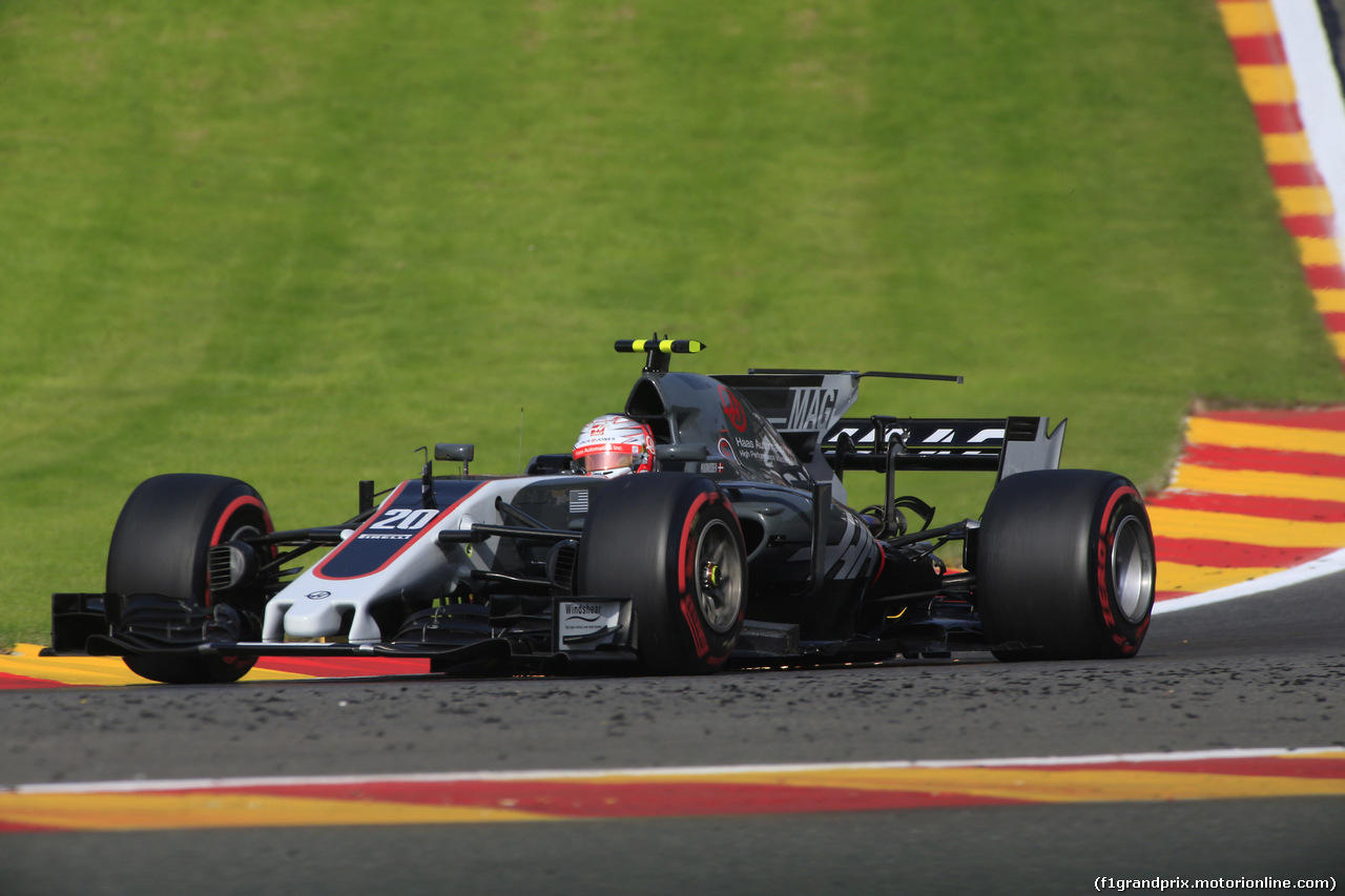 GP BELGIO, 25.08.2017 - Prove Libere 1, Kevin Magnussen (DEN) Haas F1 Team VF-17