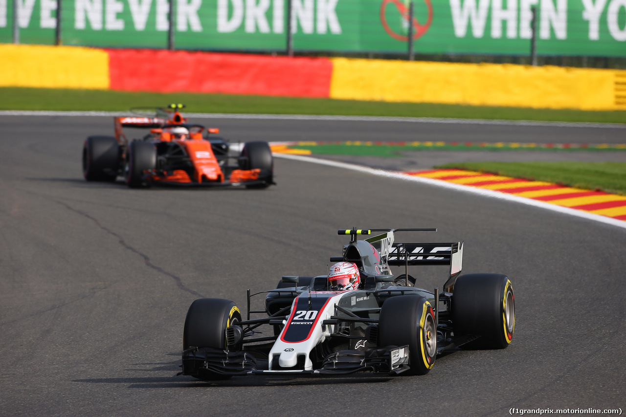 GP BELGIO, 25.08.2017 - Prove Libere 1, Kevin Magnussen (DEN) Haas F1 Team VF-17