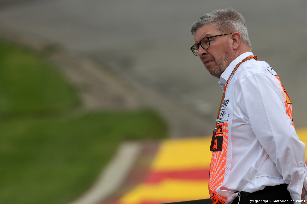 GP BELGIO, 25.08.2017 - Prove Libere 2, Ross Brawn (GBR) Formula One Managing Director of Motorsports