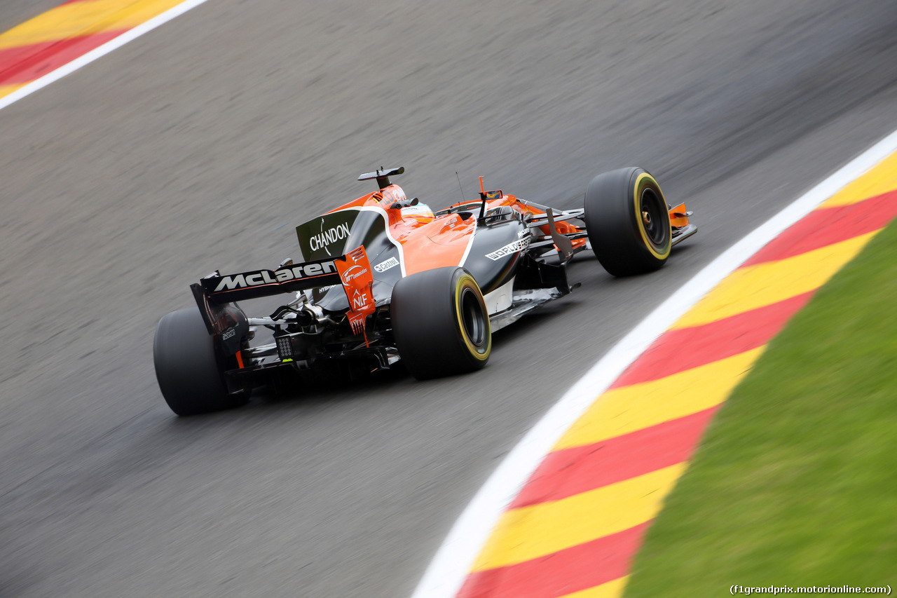GP BELGIO, 25.08.2017 - Prove Libere 2, Fernando Alonso (ESP) McLaren MCL32