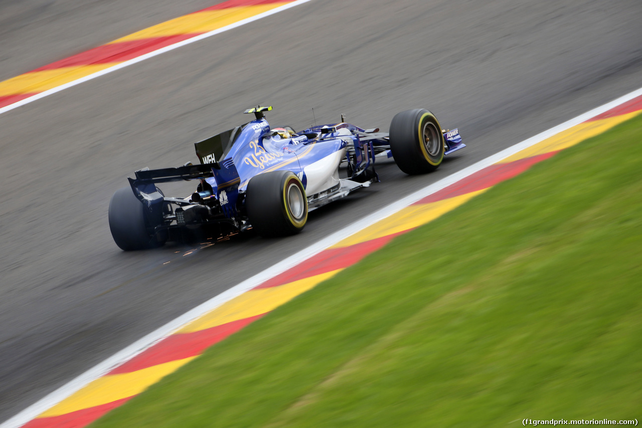 GP BELGIO, 25.08.2017 - Prove Libere 2, Pascal Wehrlein (GER) Sauber C36