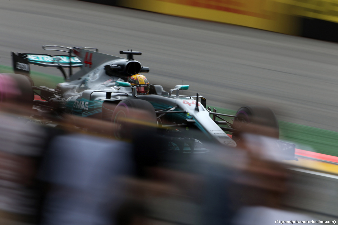 GP BELGIO, 25.08.2017 - Prove Libere 2, Lewis Hamilton (GBR) Mercedes AMG F1 W08