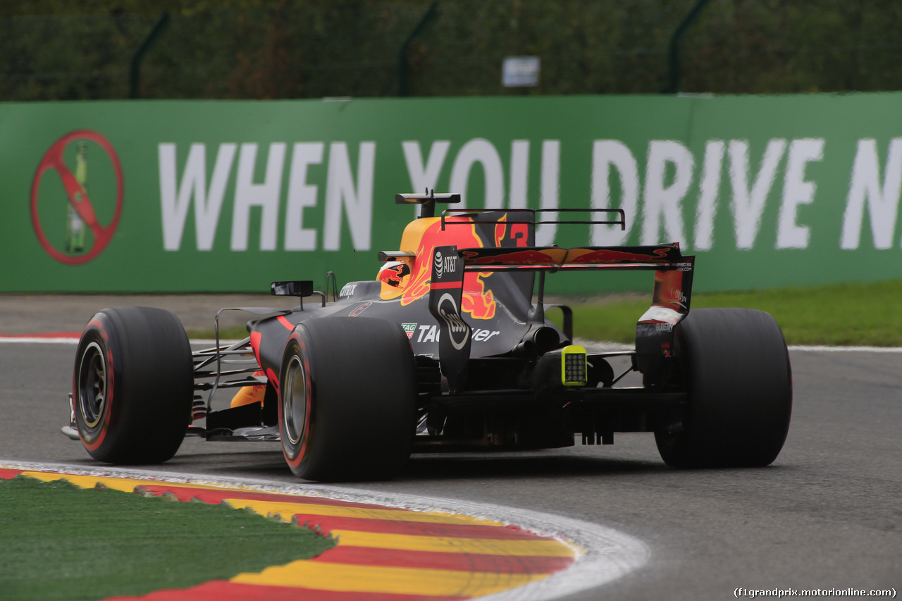 GP BELGIO, 25.08.2017 - Prove Libere 2, Daniel Ricciardo (AUS) Red Bull Racing RB13