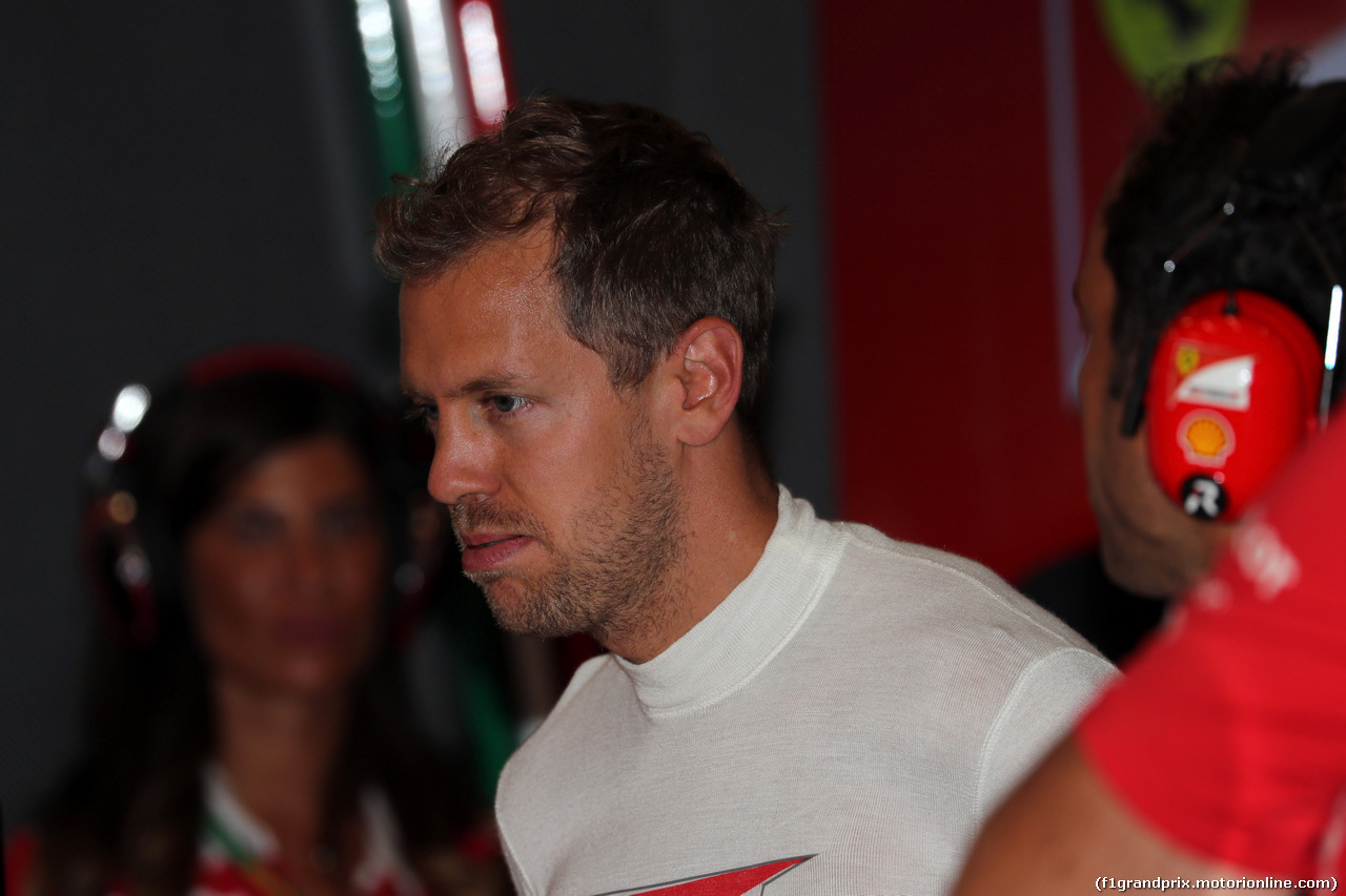 GP BELGIO, 25.08.2017 - Prove Libere 2, Sebastian Vettel (GER) Ferrari SF70H