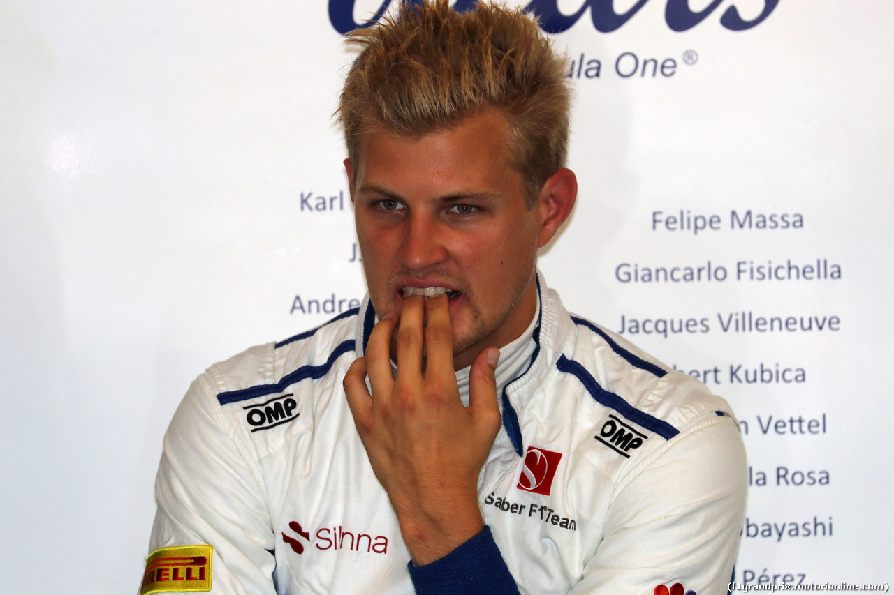 GP BELGIO, 25.08.2017 - Prove Libere 2, Marcus Ericsson (SUE) Sauber C36