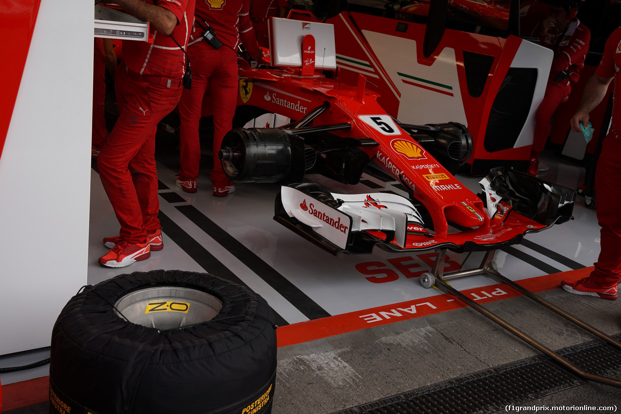 GP BELGIO, 25.08.2017 - Prove Libere 2, Sebastian Vettel (GER) Ferrari SF70H