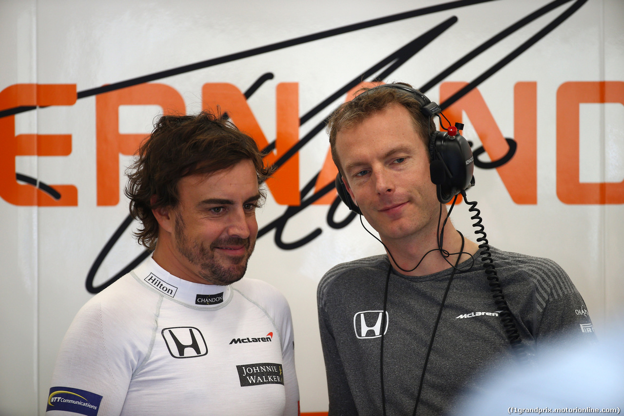 GP BELGIO, 25.08.2017 - Prove Libere 2, Fernando Alonso (ESP) McLaren MCL32