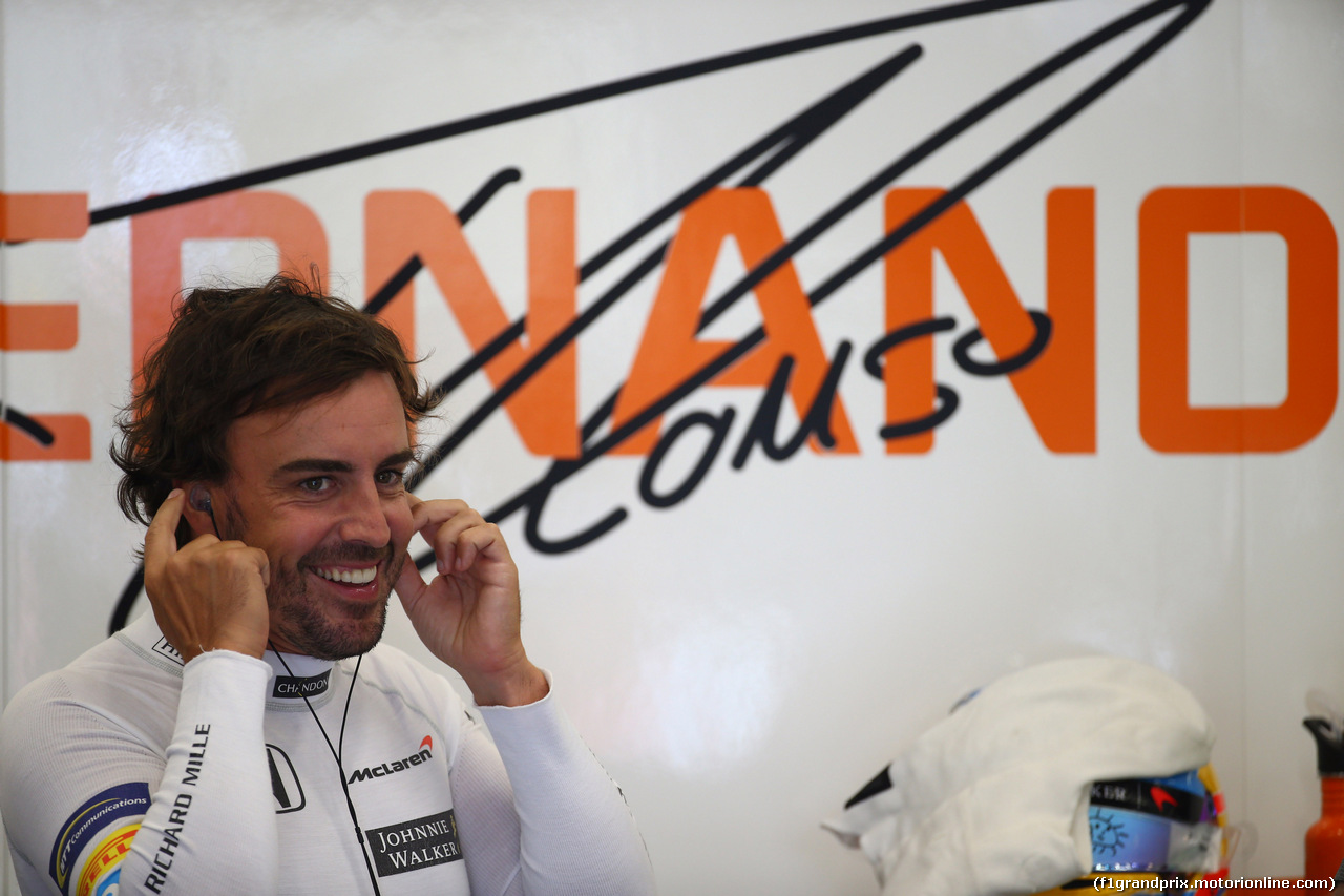 GP BELGIO, 25.08.2017 - Prove Libere 2, Fernando Alonso (ESP) McLaren MCL32