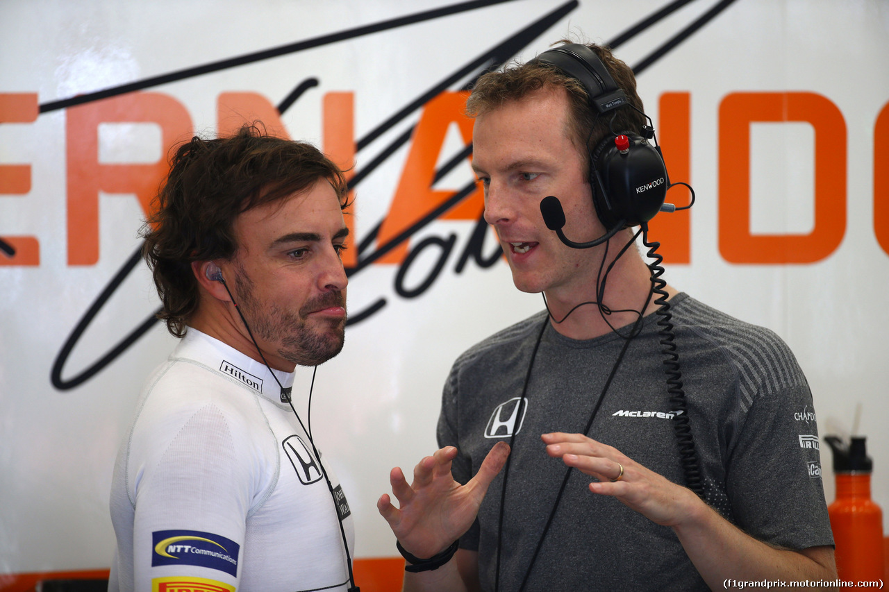 GP BELGIO, 25.08.2017 - Prove Libere 2, Fernando Alonso (ESP) McLaren MCL32