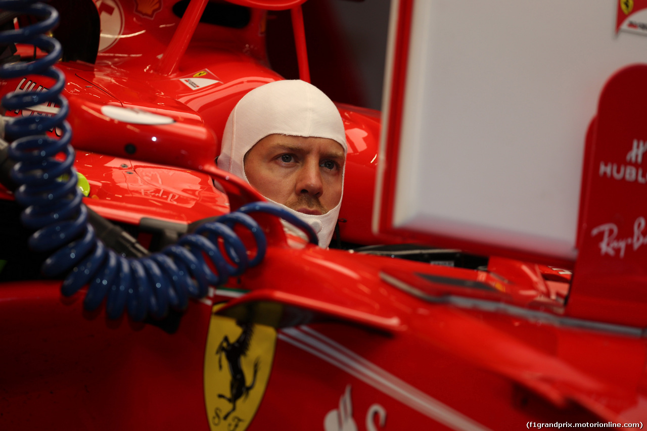 GP BELGIO, 25.08.2017 - Prove Libere 2, Sebastian Vettel (GER) Ferrari SF70H