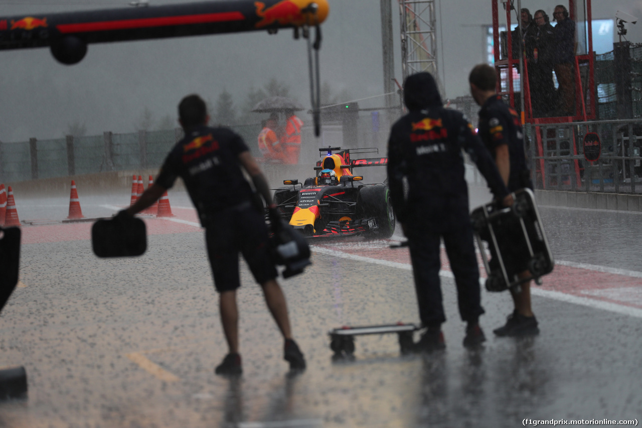 GP BELGIO, 25.08.2017 - Prove Libere 2, Daniel Ricciardo (AUS) Red Bull Racing RB13