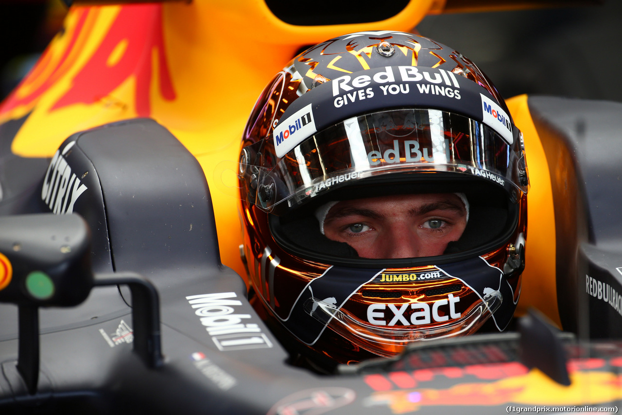 GP BELGIO, 25.08.2017 - Prove Libere 2, Max Verstappen (NED) Red Bull Racing RB13