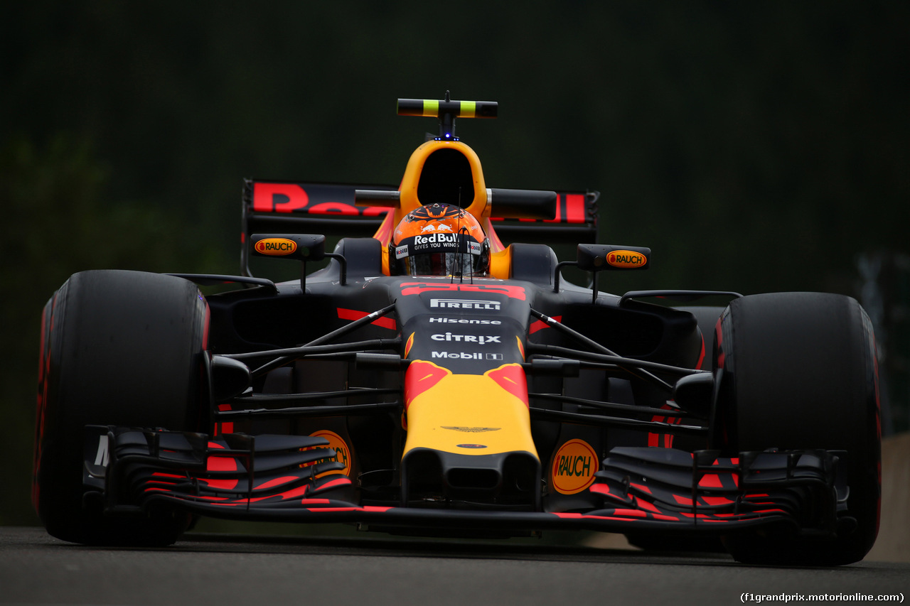 GP BELGIO, 25.08.2017 - Prove Libere 2, Max Verstappen (NED) Red Bull Racing RB13