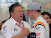 GP BELGIO, 25.08.2017 - Free Practice 1, Zak Brown (USA) McLaren Executive Director e Stoffel Vandoorne (BEL) McLaren MCL32