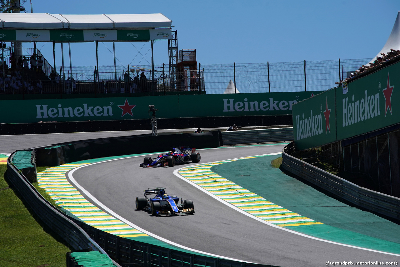 GP BRASILE, 12.11.2017 - Gara, Marcus Ericsson (SUE) Sauber C36