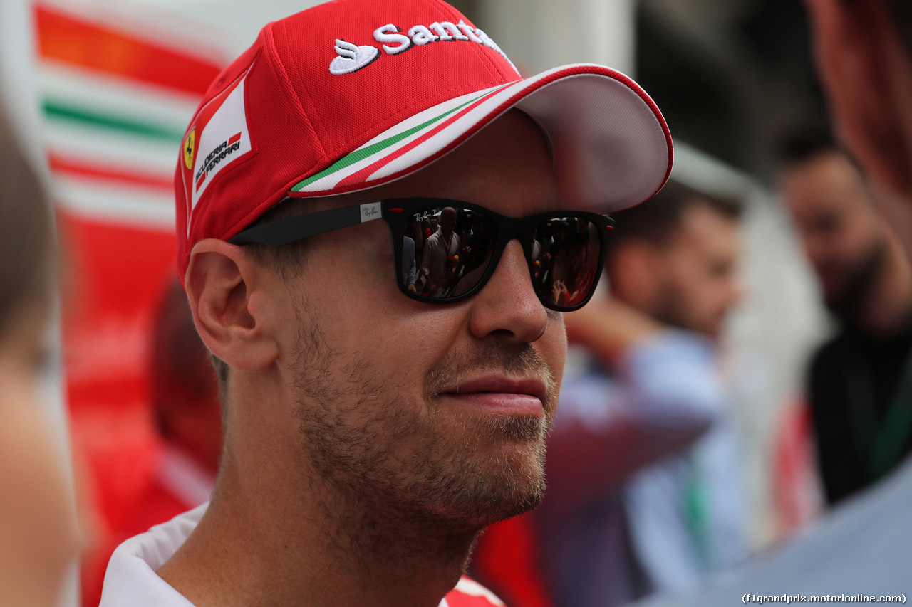 GP BRASILE, 09.11.2017 - Sebastian Vettel (GER) Ferrari SF70H