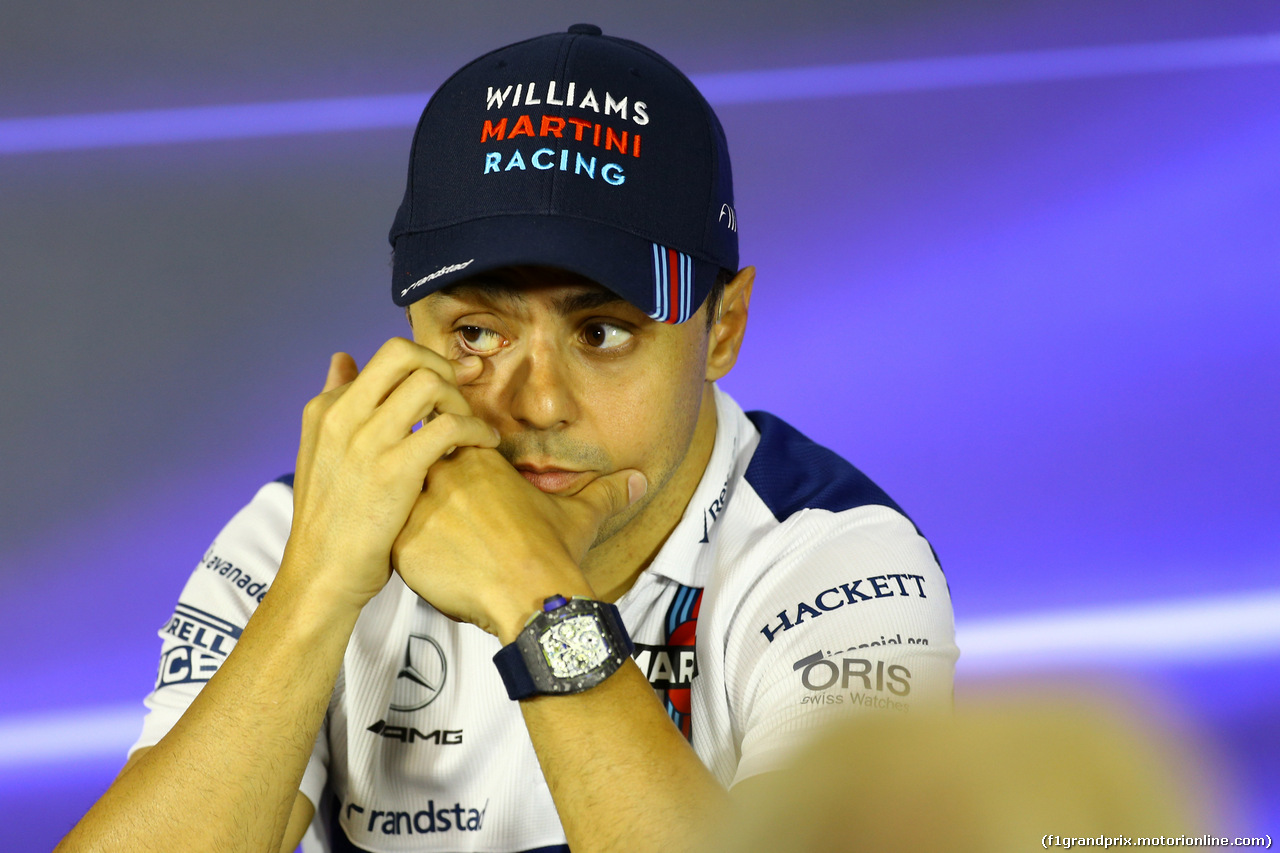 GP BRASILE, 09.11.2017 - Conferenza Stampa, Felipe Massa (BRA) Williams FW40