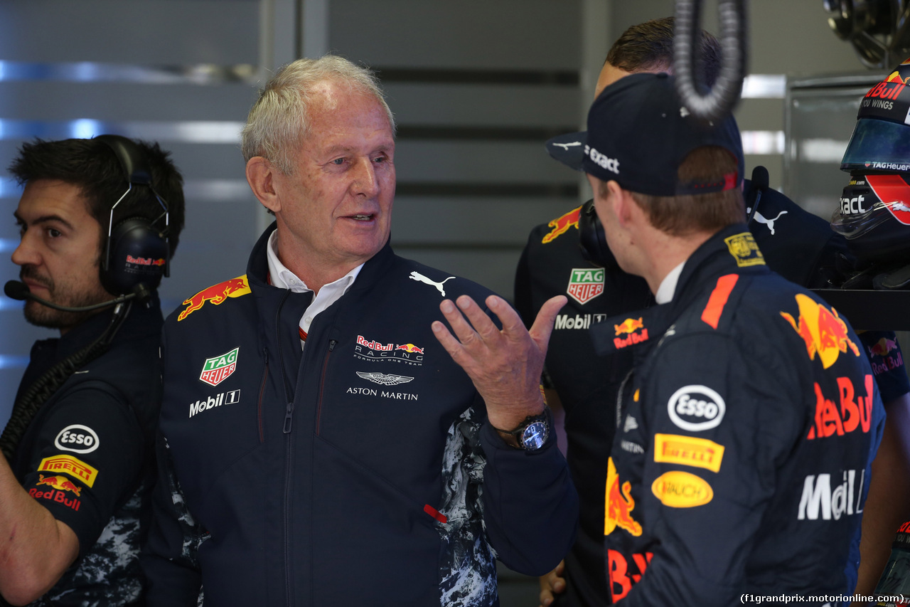 GP BRASILE, 11.11.2017 - Prove Libere 3, Helmut Marko (AUT), Red Bull Racing, Red Bull Advisor