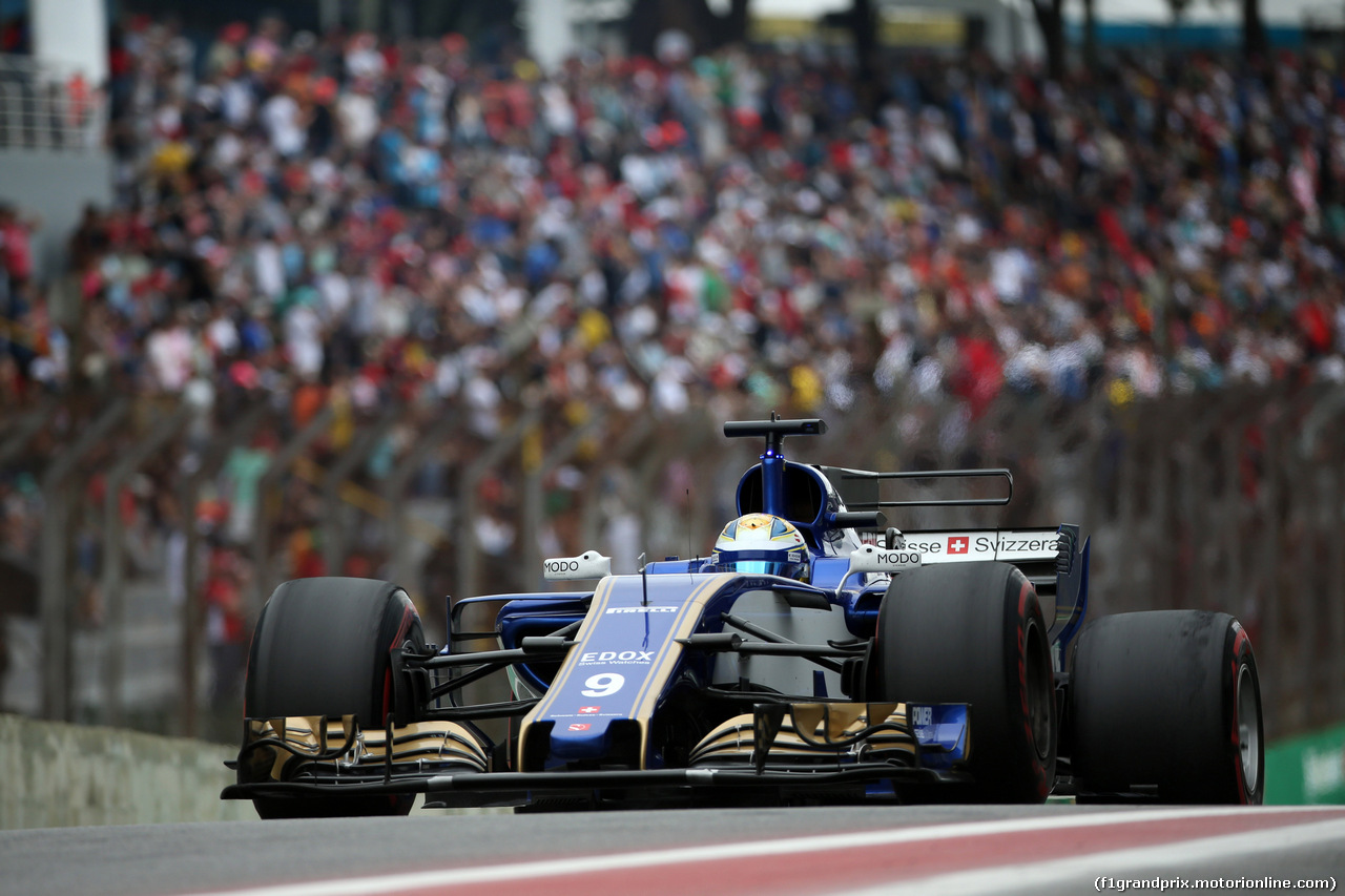 GP BRASILE, 11.11.2017 - Prove Libere 3, Marcus Ericsson (SUE) Sauber C36