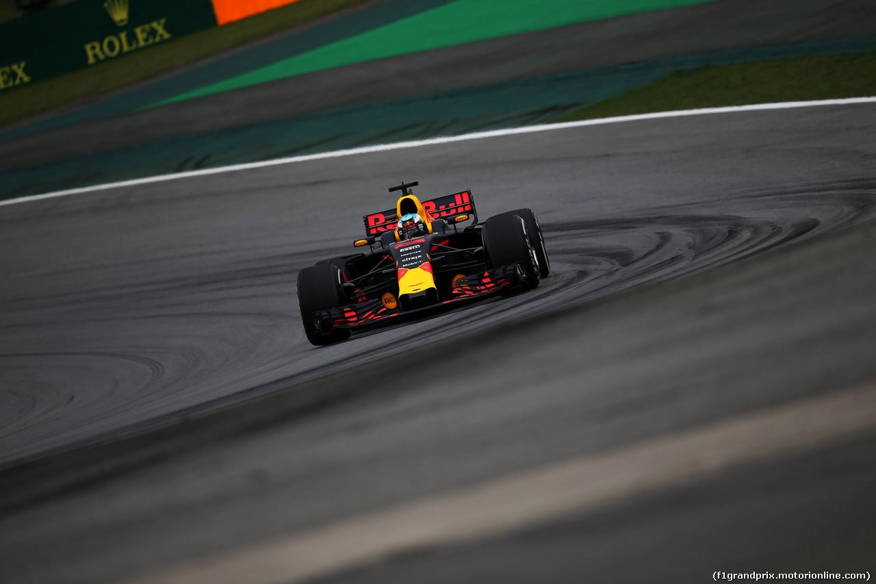 GP BRASILE, 11.11.2017 - Prove Libere 3, Daniel Ricciardo (AUS) Red Bull Racing RB13