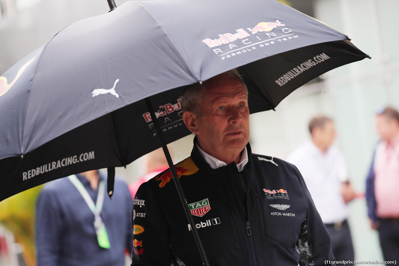 GP BRASILE, 11.11.2017 - Prove Libere 3, Helmut Marko (AUT), Red Bull Racing, Red Bull Advisor