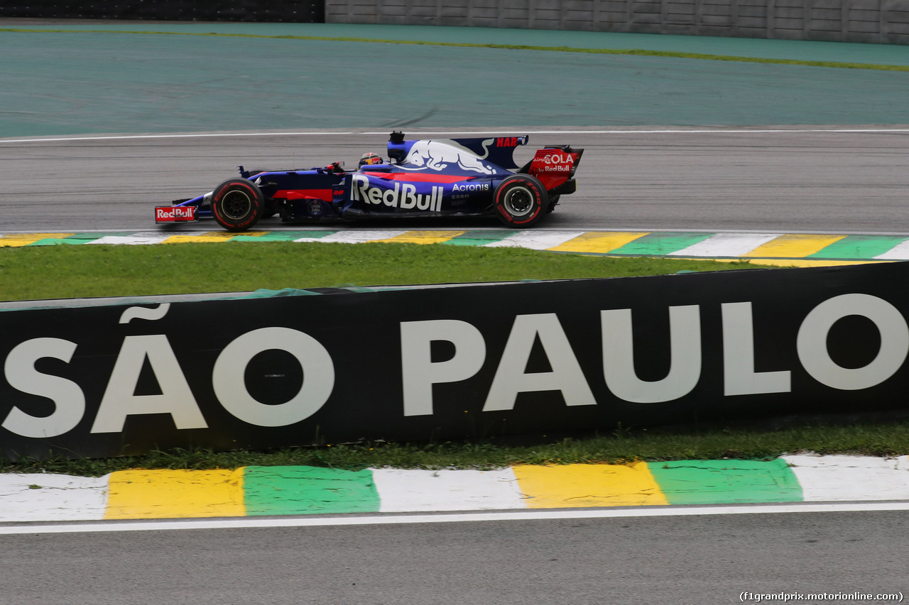 GP BRASILE, 11.11.2017 - Prove Libere 3, Brendon Hartley (NZL) Scuderia Toro Rosso STR12