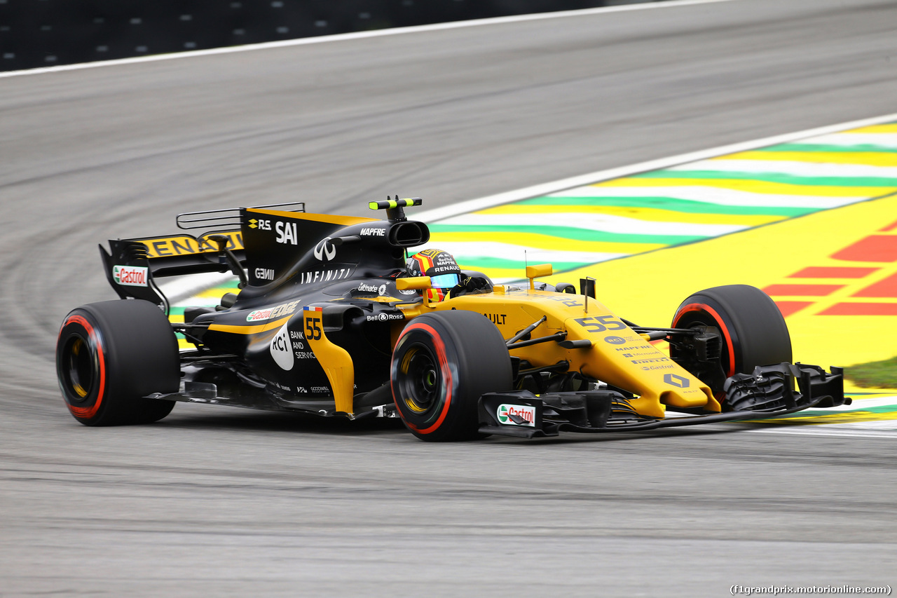 GP BRASILE, 11.11.2017 - Prove Libere 3, Carlos Sainz Jr (ESP) Renault Sport F1 Team RS17