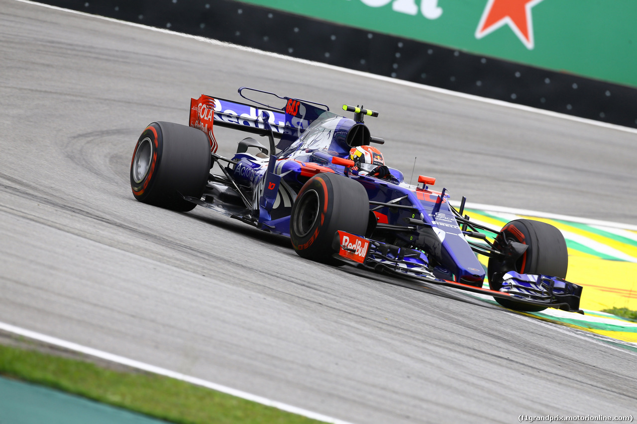 GP BRASILE, 11.11.2017 - Prove Libere 3, Pierre Gasly (FRA) Scuderia Toro Rosso STR12