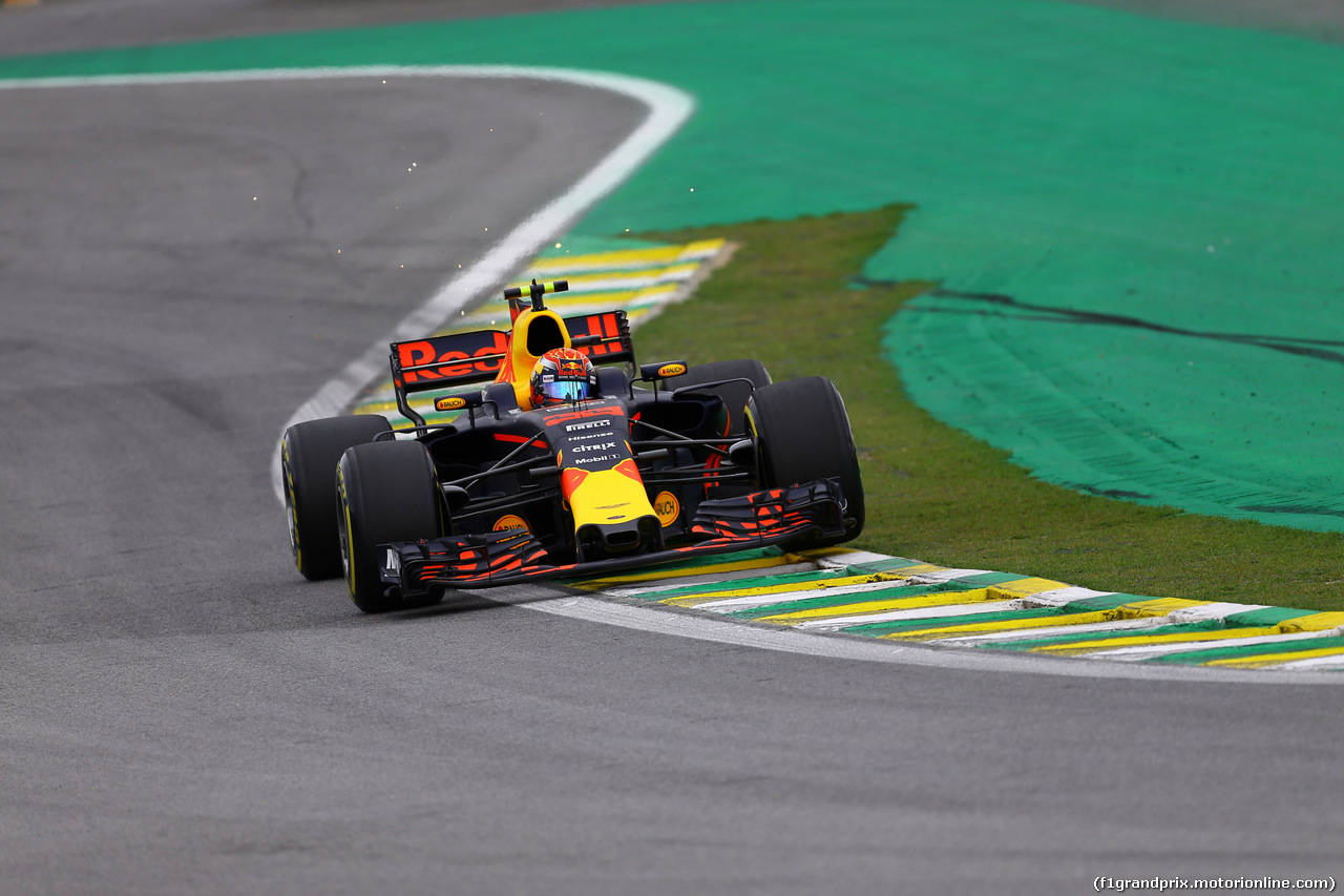 GP BRASILE, 11.11.2017 - Prove Libere 3, Max Verstappen (NED) Red Bull Racing RB13