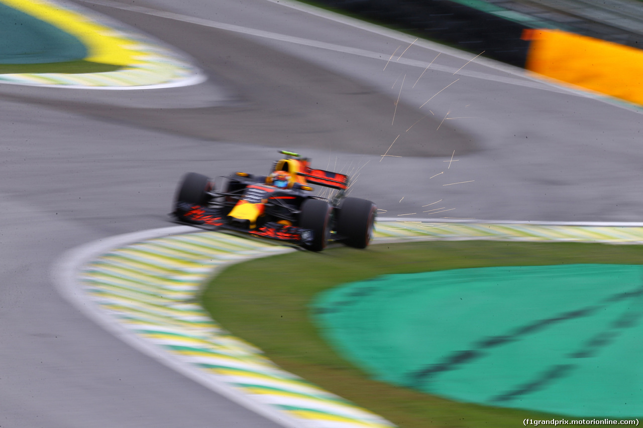 GP BRASILE, 11.11.2017 - Prove Libere 3, Max Verstappen (NED) Red Bull Racing RB13