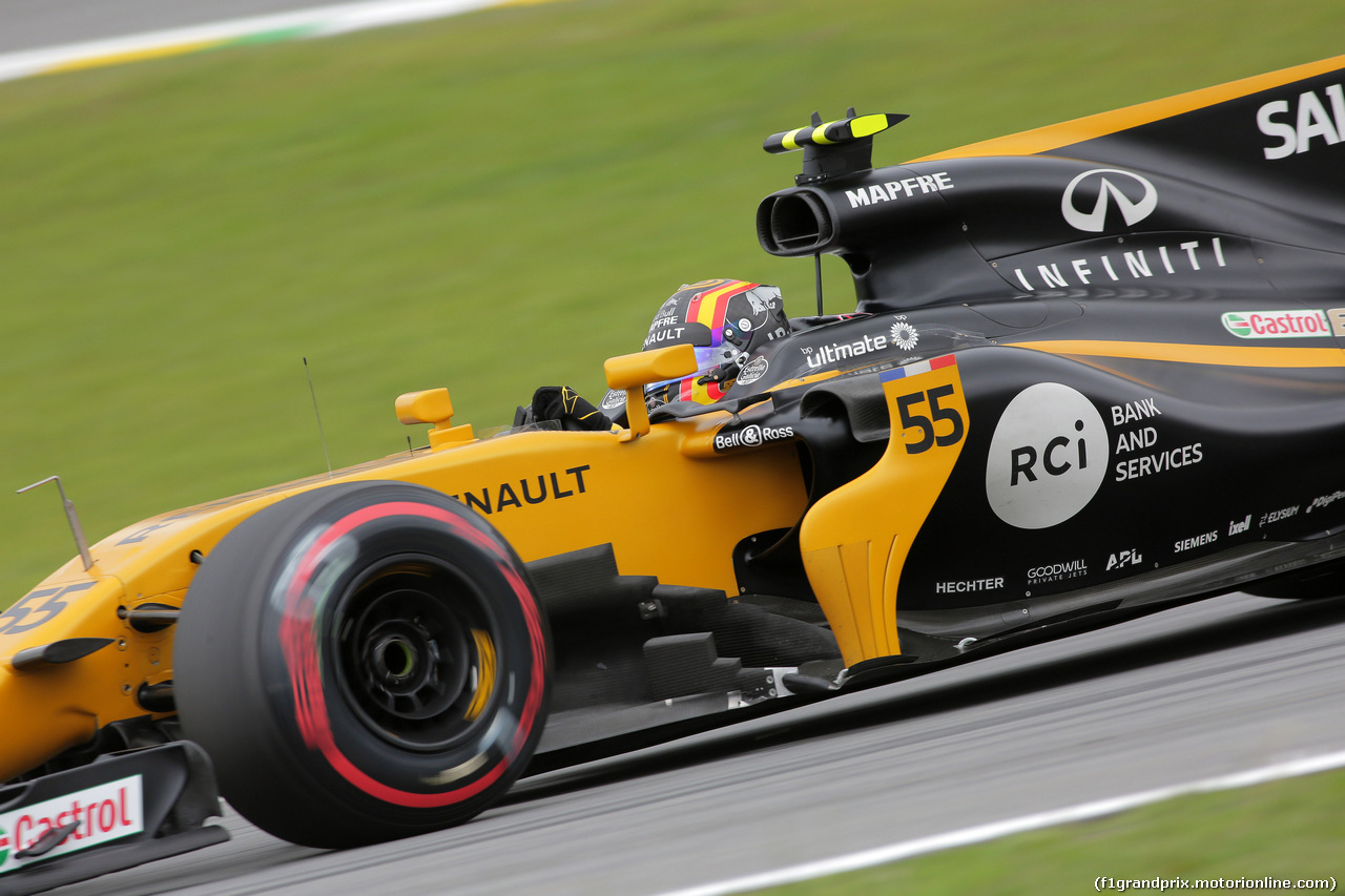 GP BRASILE, 11.11.2017 - Prove Libere 3, Carlos Sainz Jr (ESP) Renault Sport F1 Team RS17