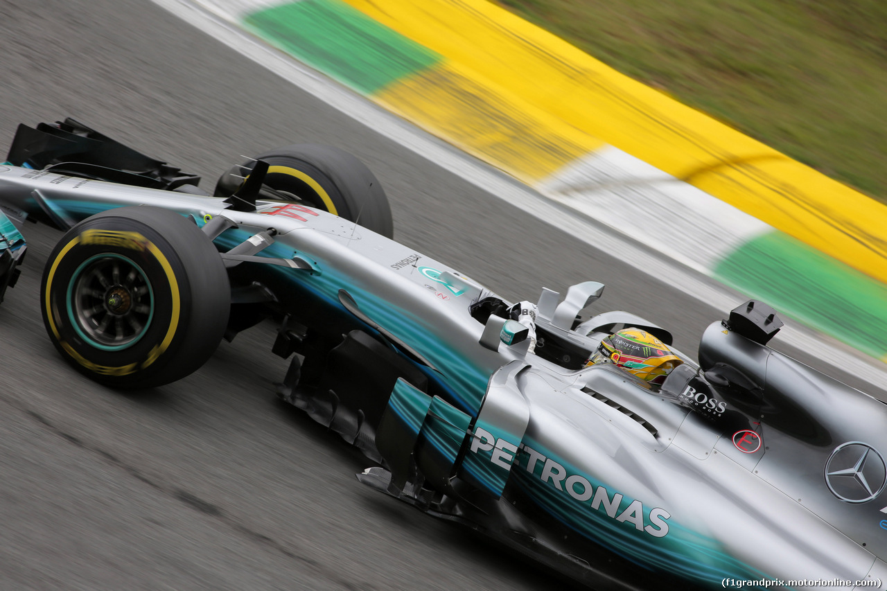 GP BRASILE, 11.11.2017 - Prove Libere 3, Lewis Hamilton (GBR) Mercedes AMG F1 W08