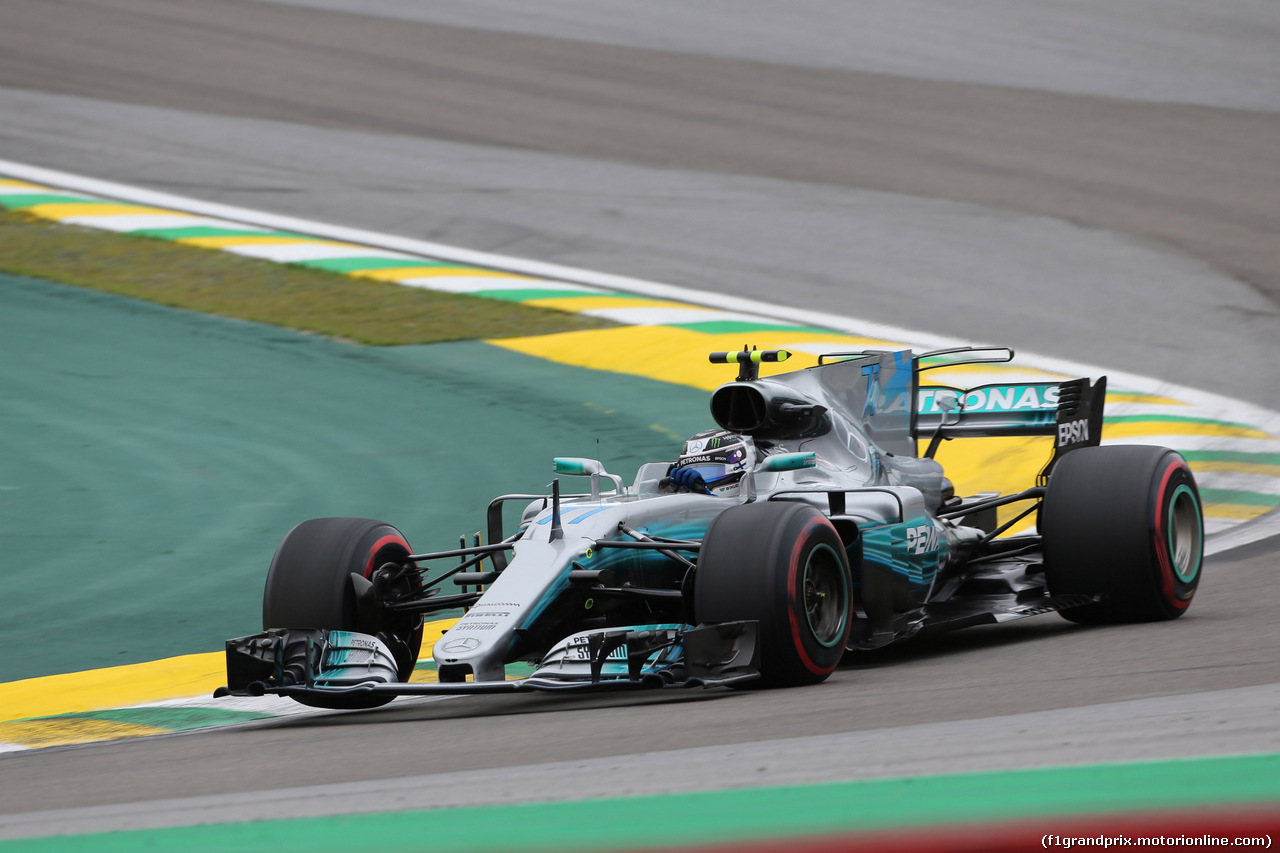 GP BRASILE, 11.11.2017 - Qualifiche, Valtteri Bottas (FIN) Mercedes AMG F1 W08