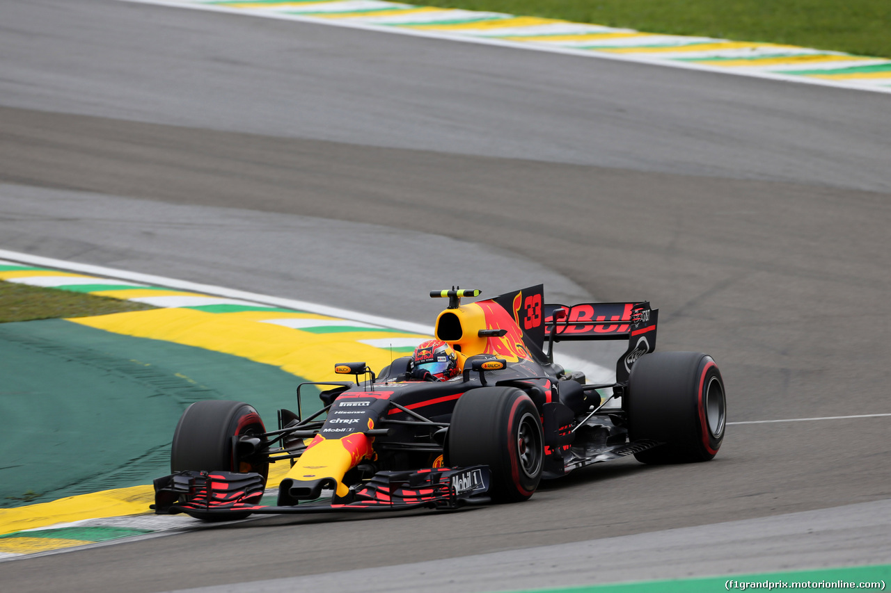 GP BRASILE, 11.11.2017 - Qualifiche, Max Verstappen (NED) Red Bull Racing RB13