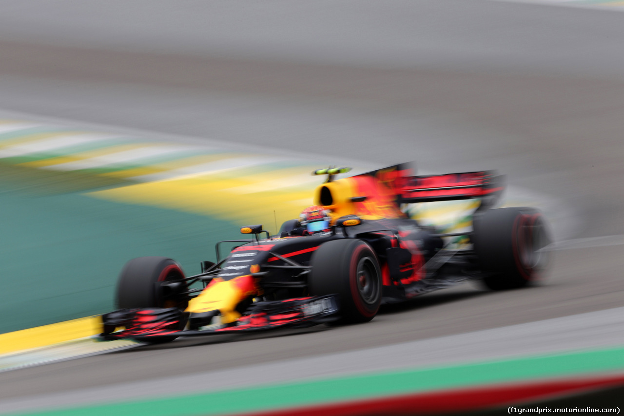 GP BRASILE, 11.11.2017 - Qualifiche, Max Verstappen (NED) Red Bull Racing RB13