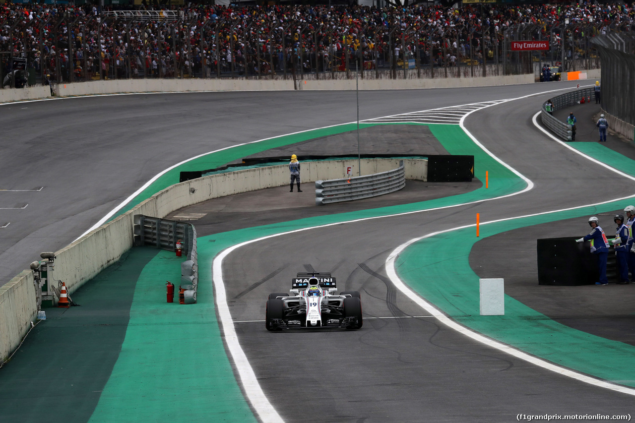 GP BRASILE, 11.11.2017 - Qualifiche, Felipe Massa (BRA) Williams FW40